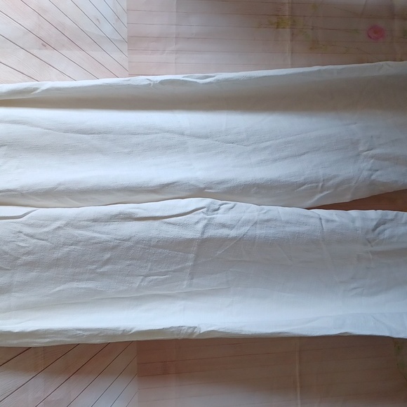 New Gibson ivory wide leg pants xs - Picture 6 of 10